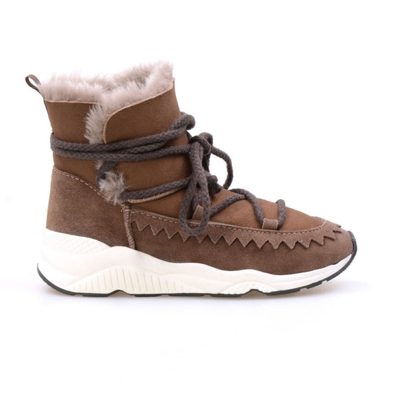 Pegia leather winter boots - Picture 2 of 2